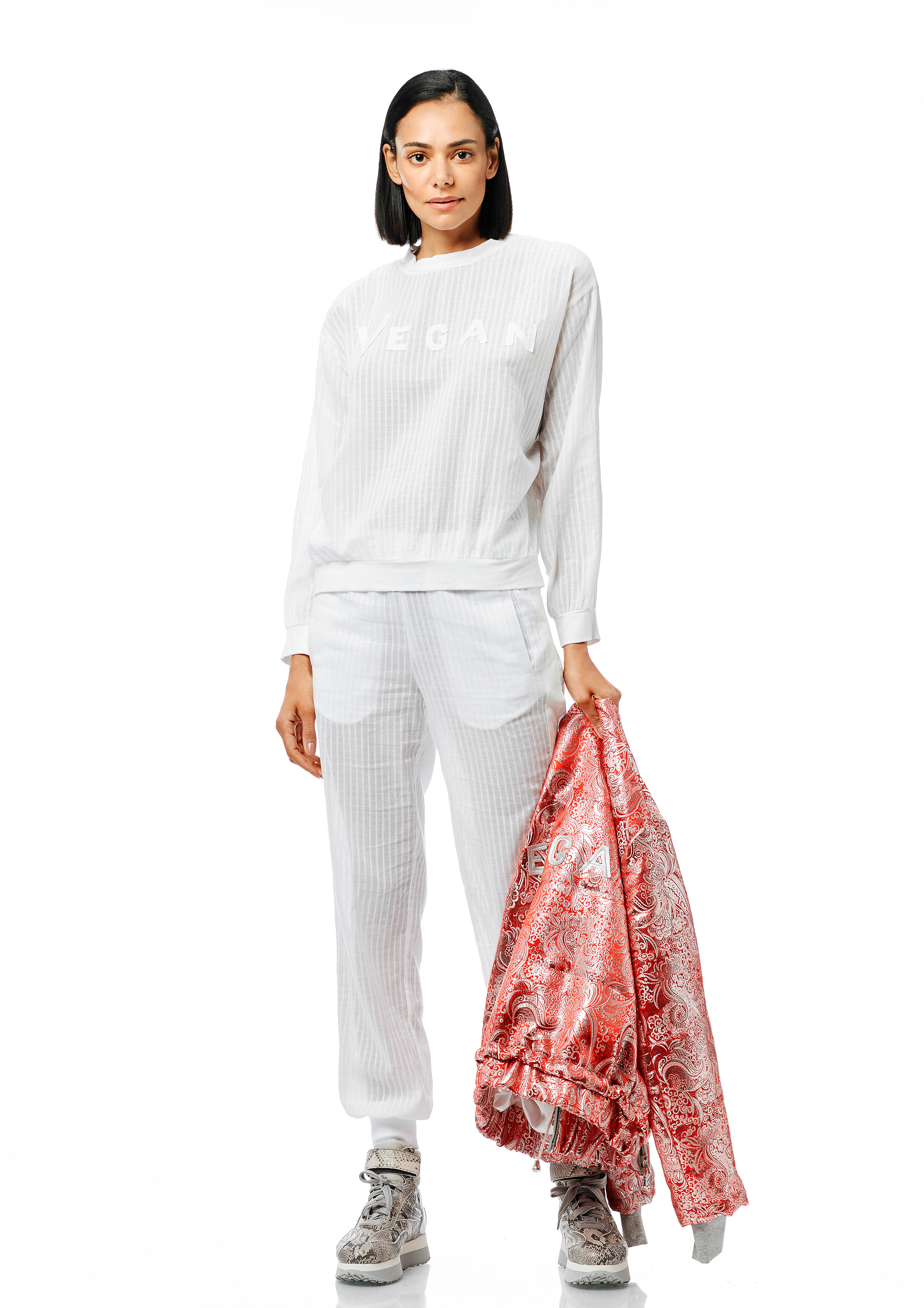 GiuliaRomeo_Greta_Stella_Weissgestreift_July_RotSilber_0959 Julee Bomberjacke