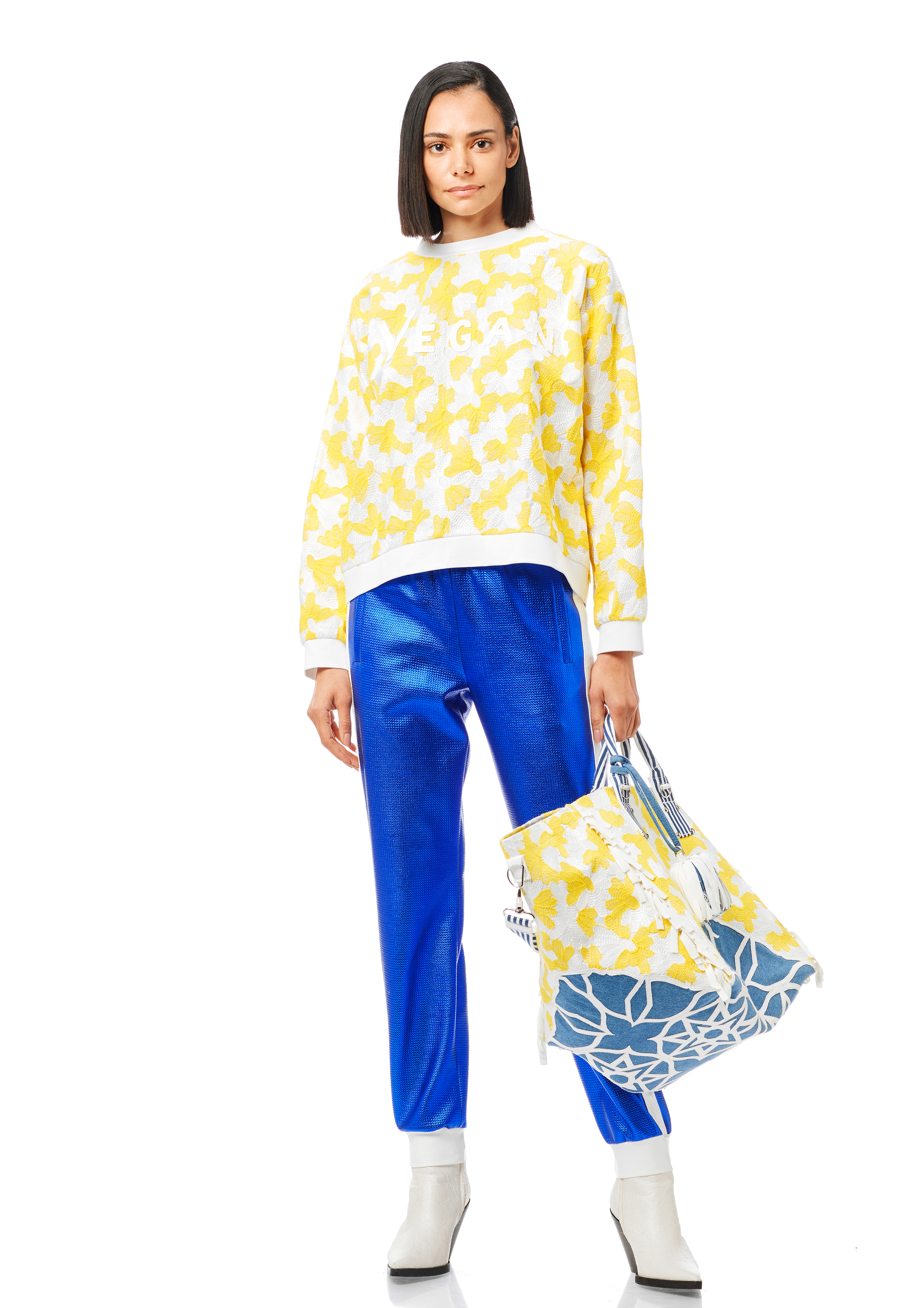 GiuliaRomeo_Greta_BlumenGelb_Stella_Blau_1136 Stella Trousers