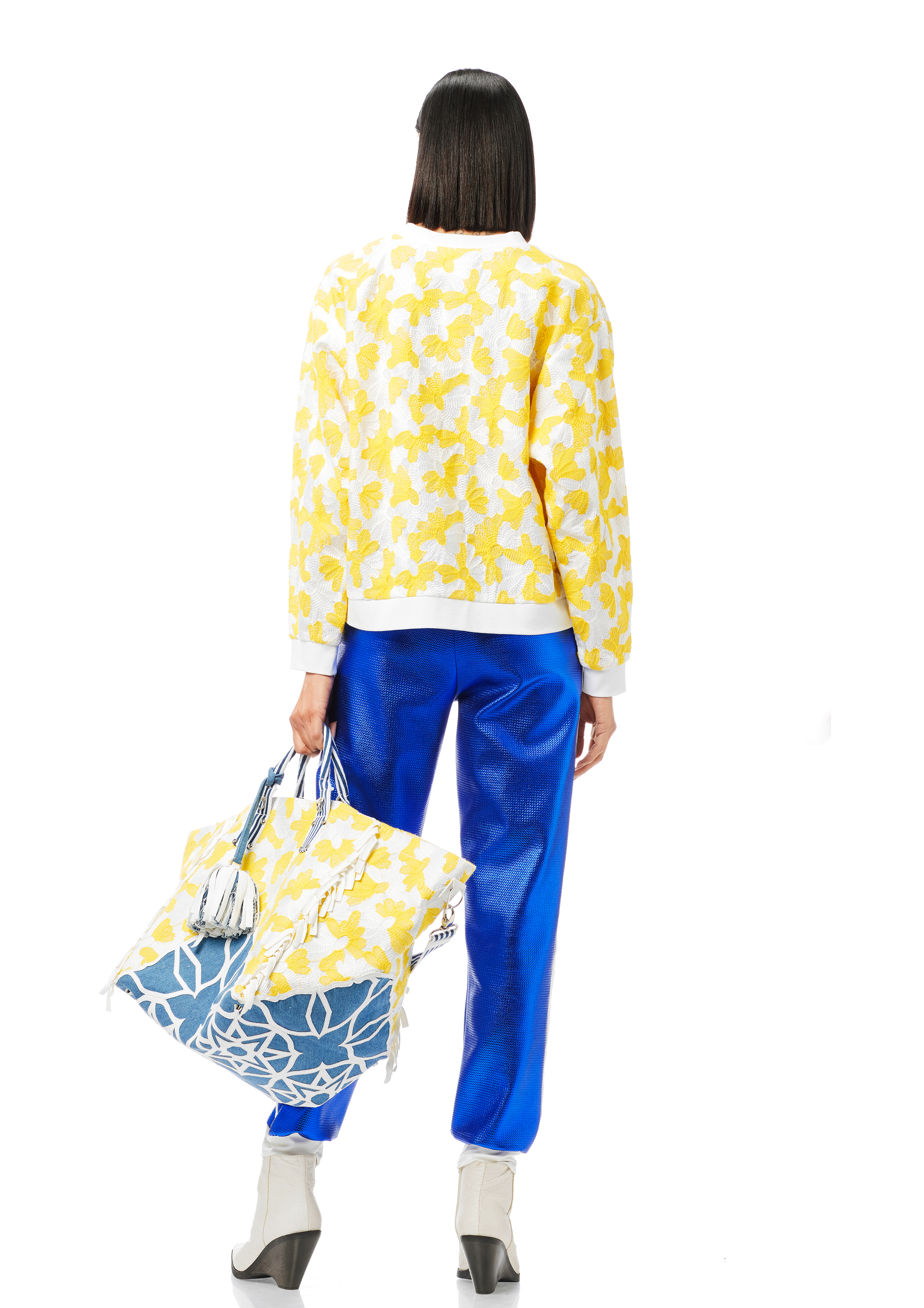 GiuliaRomeo_Greta_BlumenGelb_Stella_Blau_1157 Stella Trousers